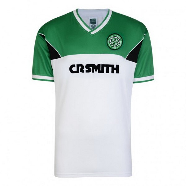 Tailandia Camiseta Celtic Segunda equipo Retro 1985 1986 Verde Blanco